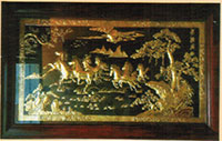 Bronze painting
